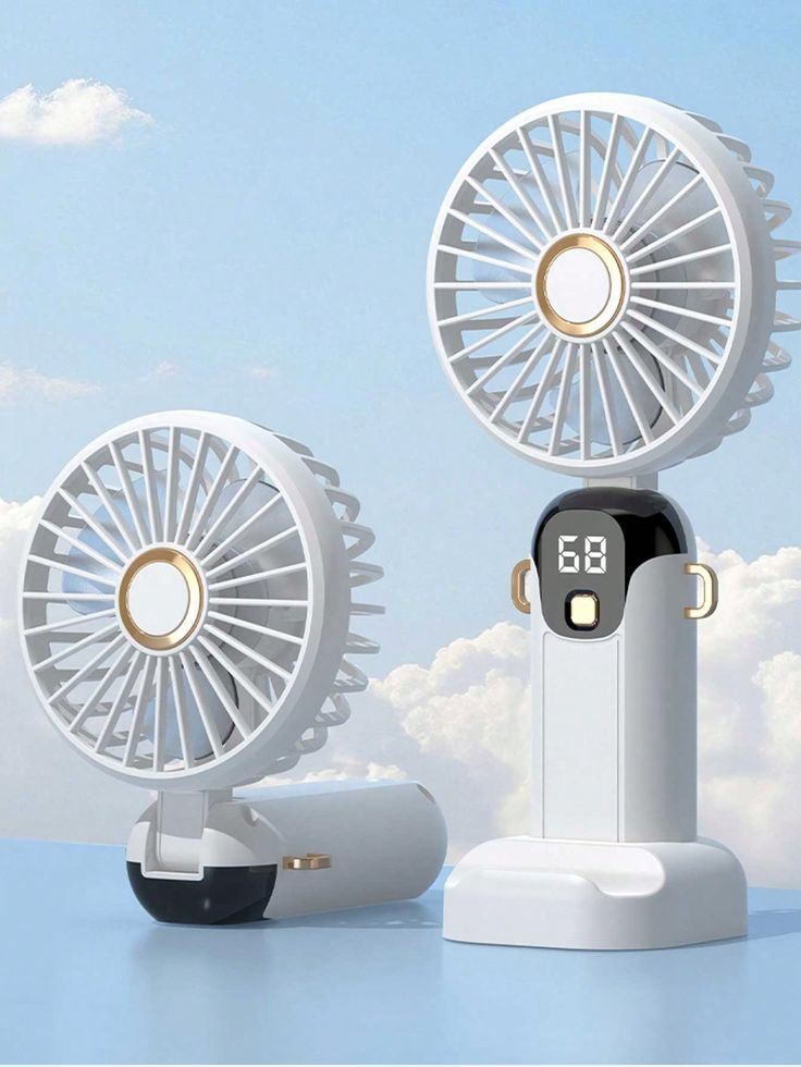 USB rechargeable handheld fan